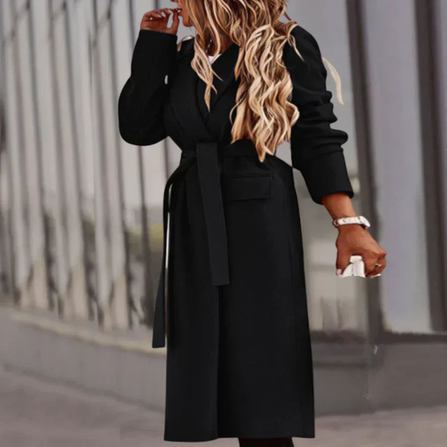 Stylische Damenjacke mit Chic Gürtel