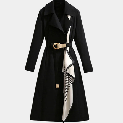 Elegant Women's Trench Coat Autumn Model with Belt