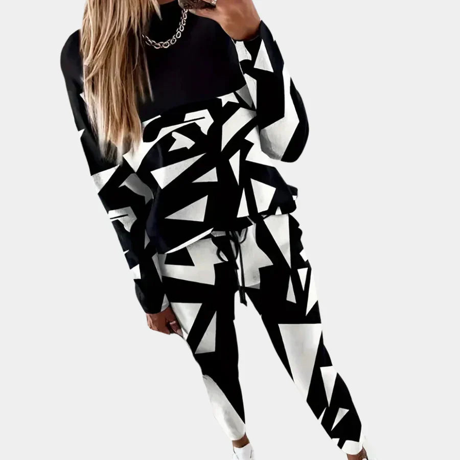 Elegantes 2-teiliges Damenoutfit Set - IdealeKleiden