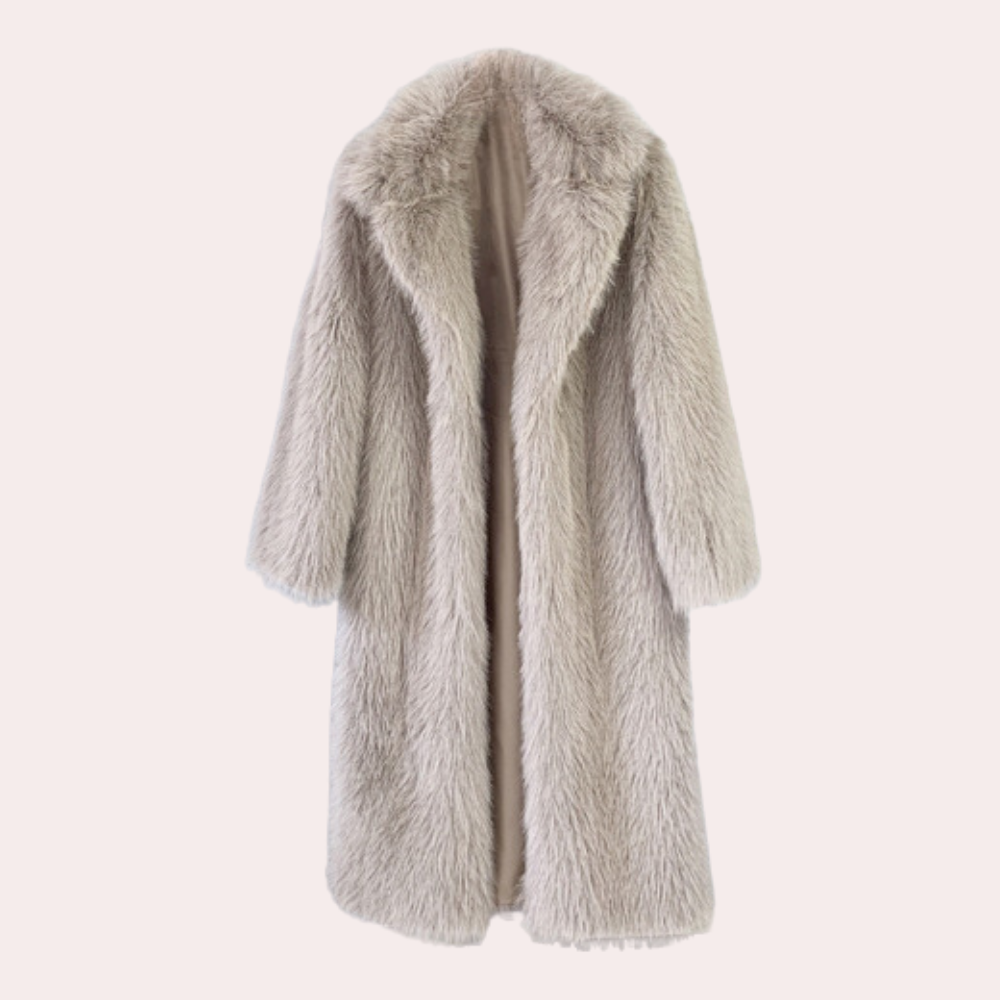 Stylish Women's Plush Elegant Winter Coat