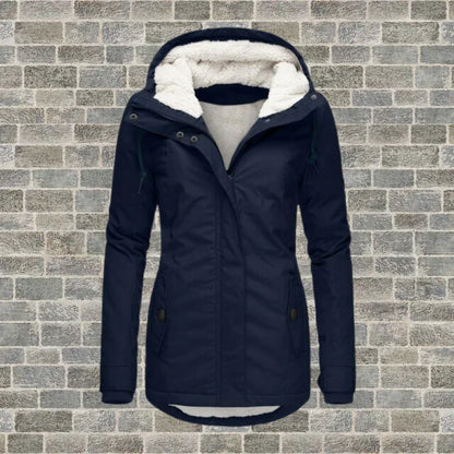 Comfortable Cotton Coat With Hood