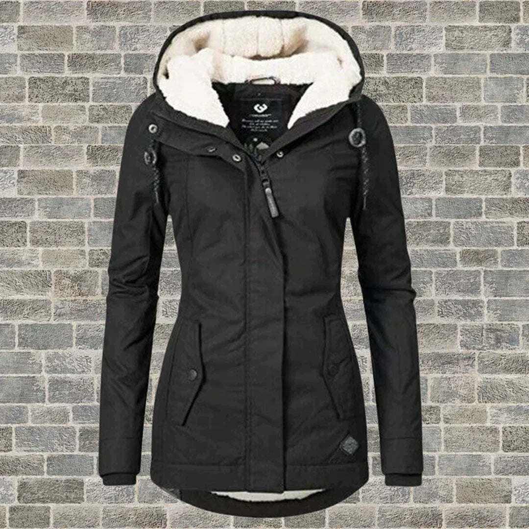 Comfortable Cotton Coat With Hood