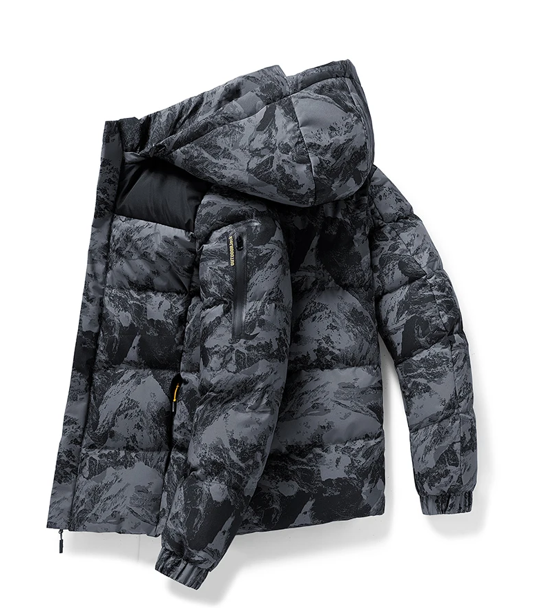 Military Quilted Jacket Camouflage Pattern