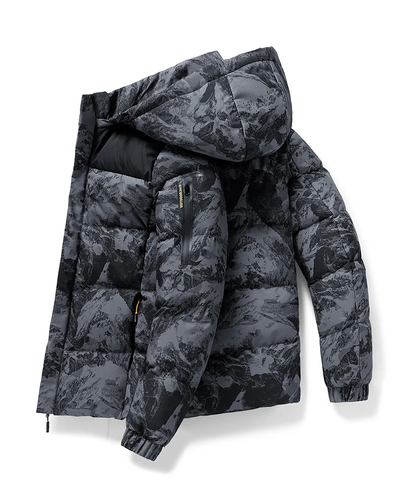 Military Quilted Jacket Camouflage Pattern