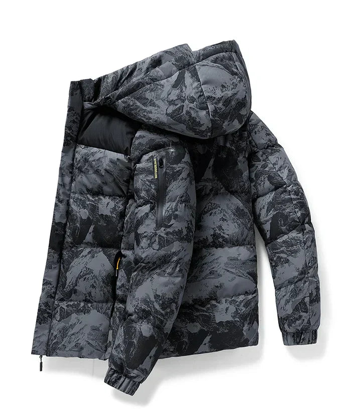 Men's Winter Jacket Camo - Warm & Stylish