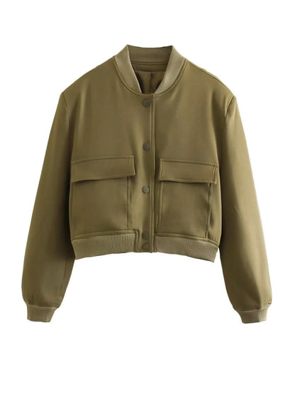 Stylish Women's Bomber Jacket Modern Classic