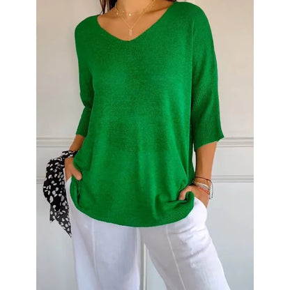 Women's Knitted Vest V-Neck Comfortable Elegant