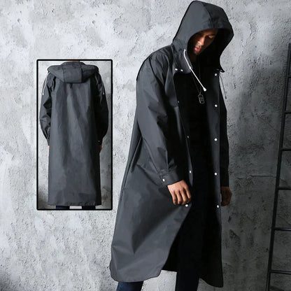 Waterproof Rain Jacket Elegant Black