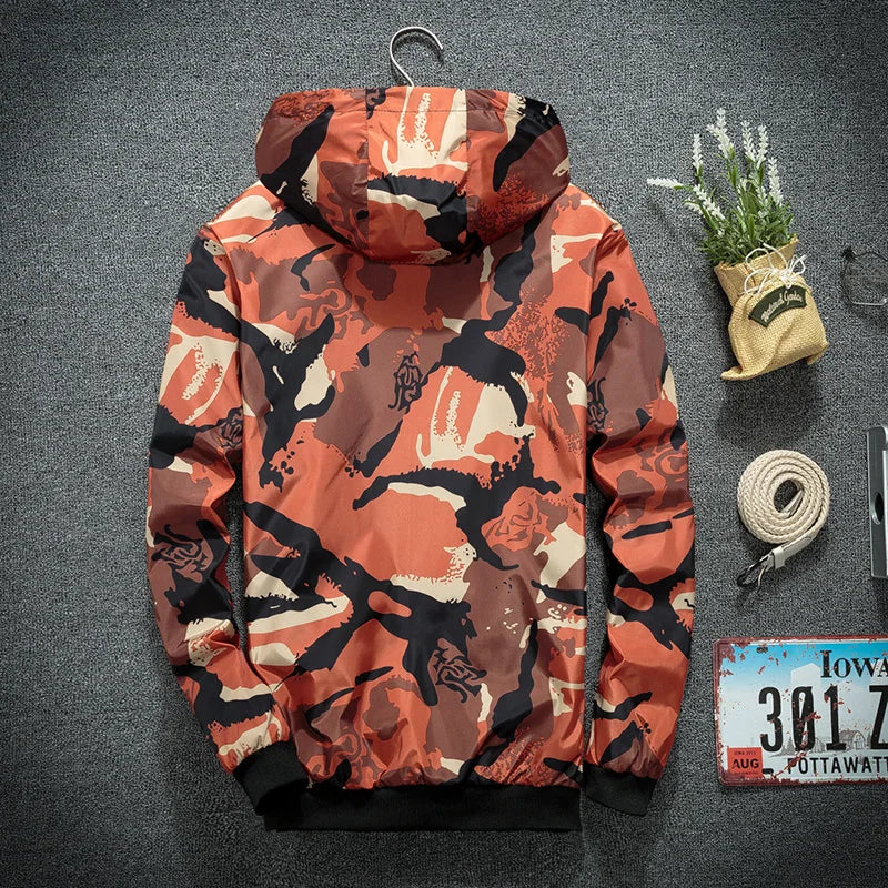 Tarnjacke Militärstyle Camo - IdealeKleiden