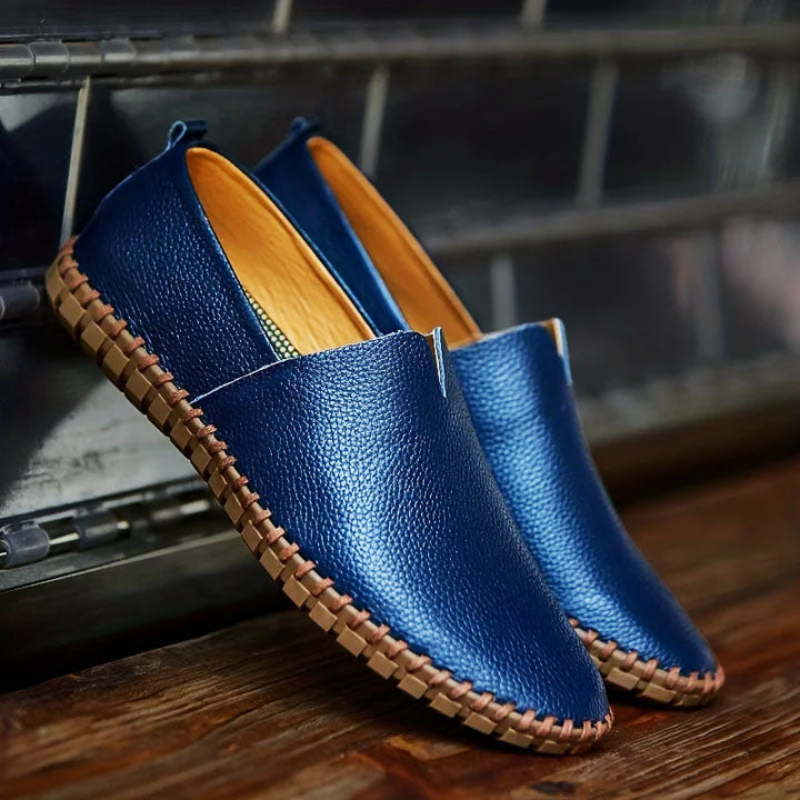 Elegante Herren Loafer aus Leder Luxus Qualität - IdealeKleiden