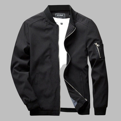 Men's Summer Jacket Zipper Pockets Lightweight