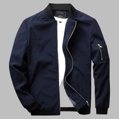 Men's Summer Jacket Zipper Pockets Lightweight