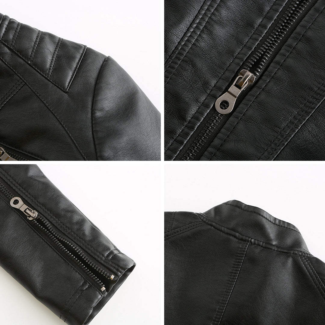 Lederjacke Damen Elegant Morgan Style - IdealeKleiden
