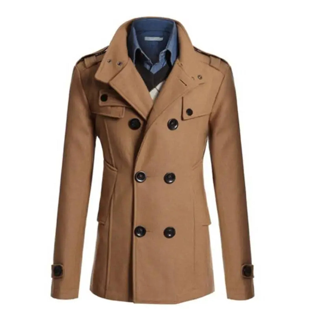 Elegant Women's Jacket Wool Blend Slim Fit