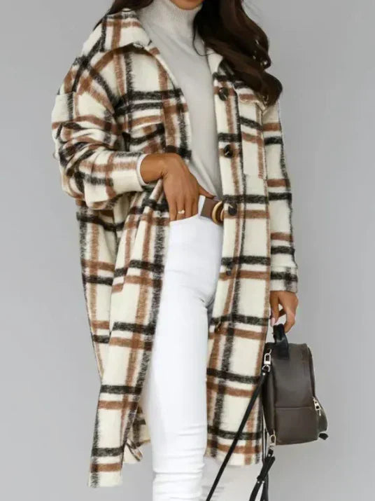 Stylish women's coat wool quality