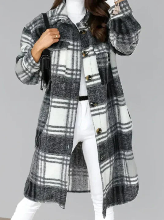 Stylish women's coat wool quality