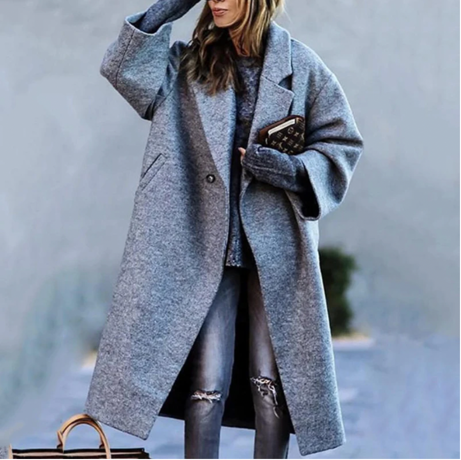 Long Women's Winter Jacket Warm