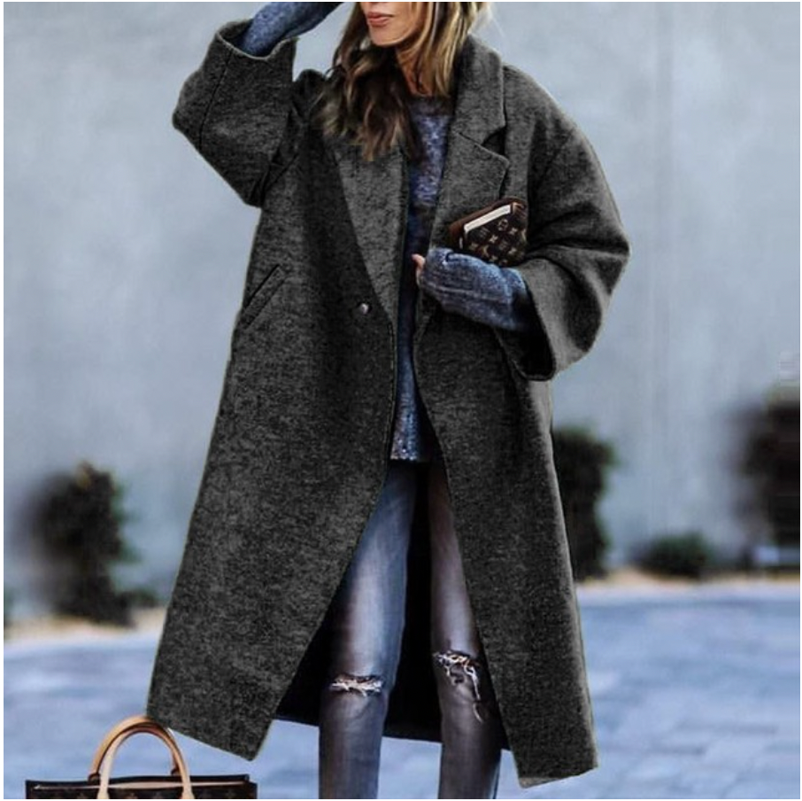 Long Women's Winter Jacket Warm