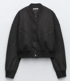 Soft Women's Bomber Jacket Autumn Winter