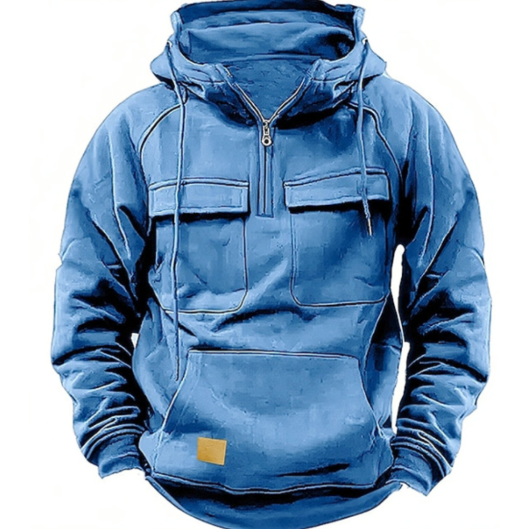 Men's Hooded Sweatshirt Warm Cuddly Modern