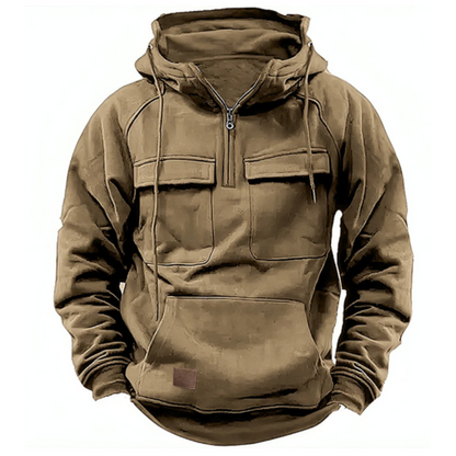 Men's Hooded Sweatshirt Warm Cuddly Modern