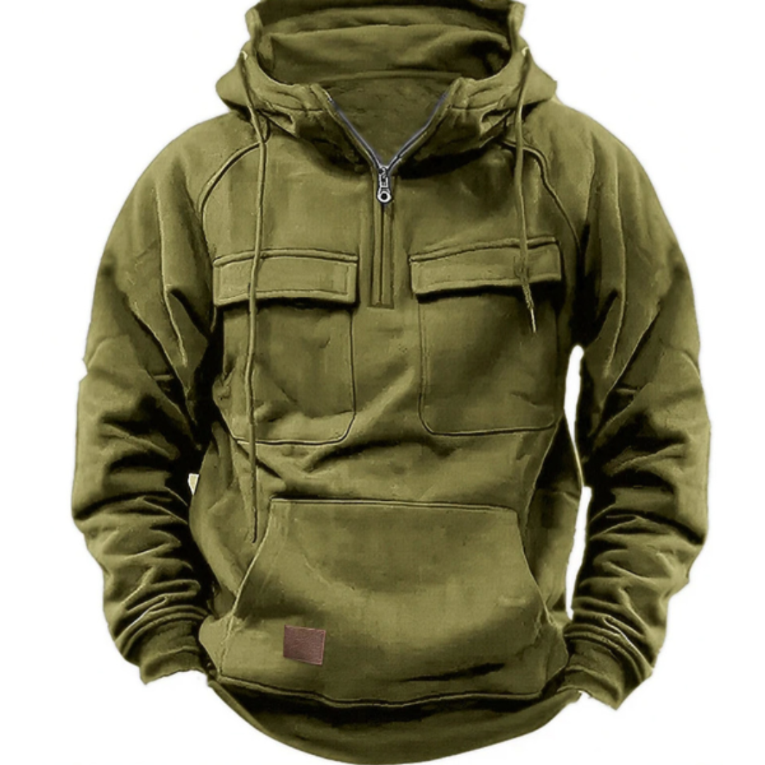Men's Hooded Sweatshirt Warm Cuddly Modern