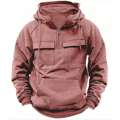 Men's Hooded Sweatshirt Warm Cuddly Modern