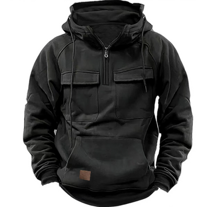 Men's Hooded Sweatshirt Warm Cuddly Modern