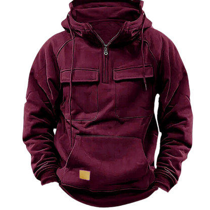Men's Hooded Sweatshirt Warm Cuddly Modern