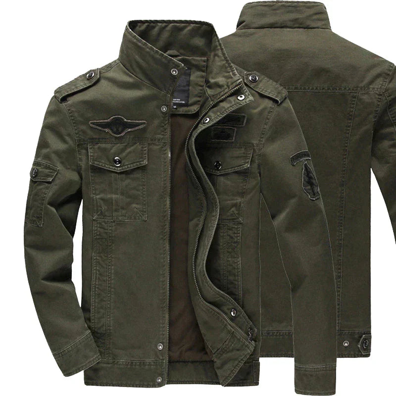 Men's Green Military Outdoor Jacket