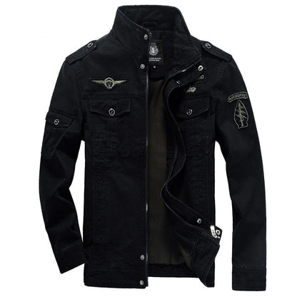 Men's Military Jacket Zipper Outdoor Style