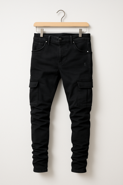 Men's Stretch Skinny Jeans with Pockets