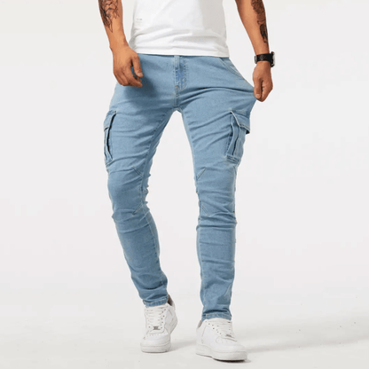 Men's Skinny Cargo Jeans