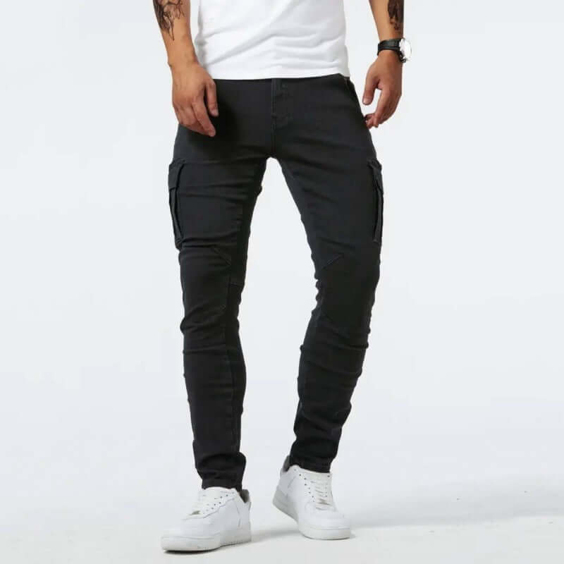 Men's Skinny Cargo Jeans