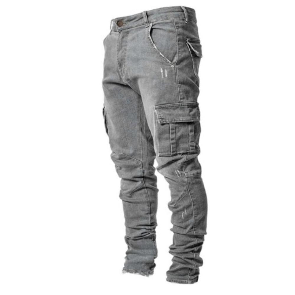 Men's Cargo Jeans Durable Comfortable