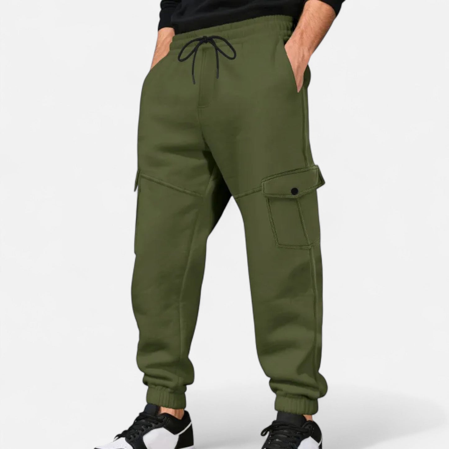 Comfortable Men's Cargo Pants with Drawstring