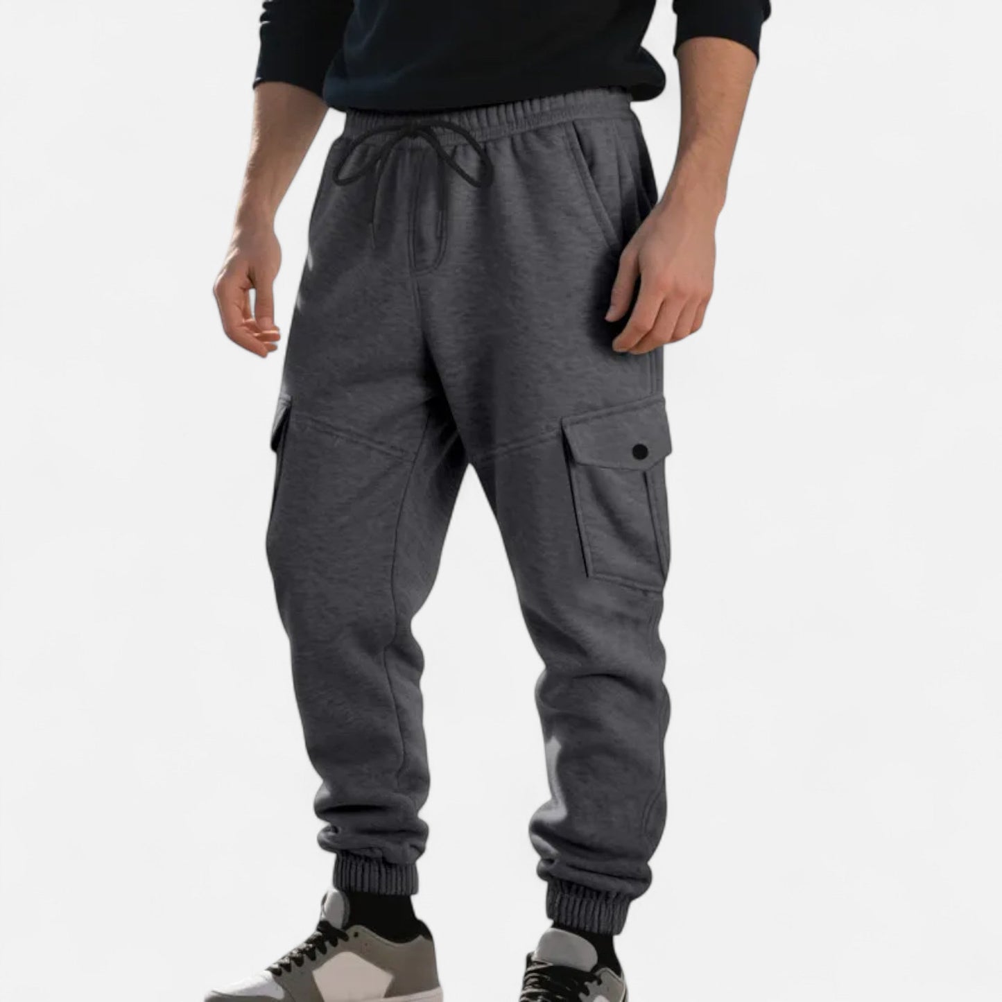 Comfortable Men's Cargo Pants with Drawstring