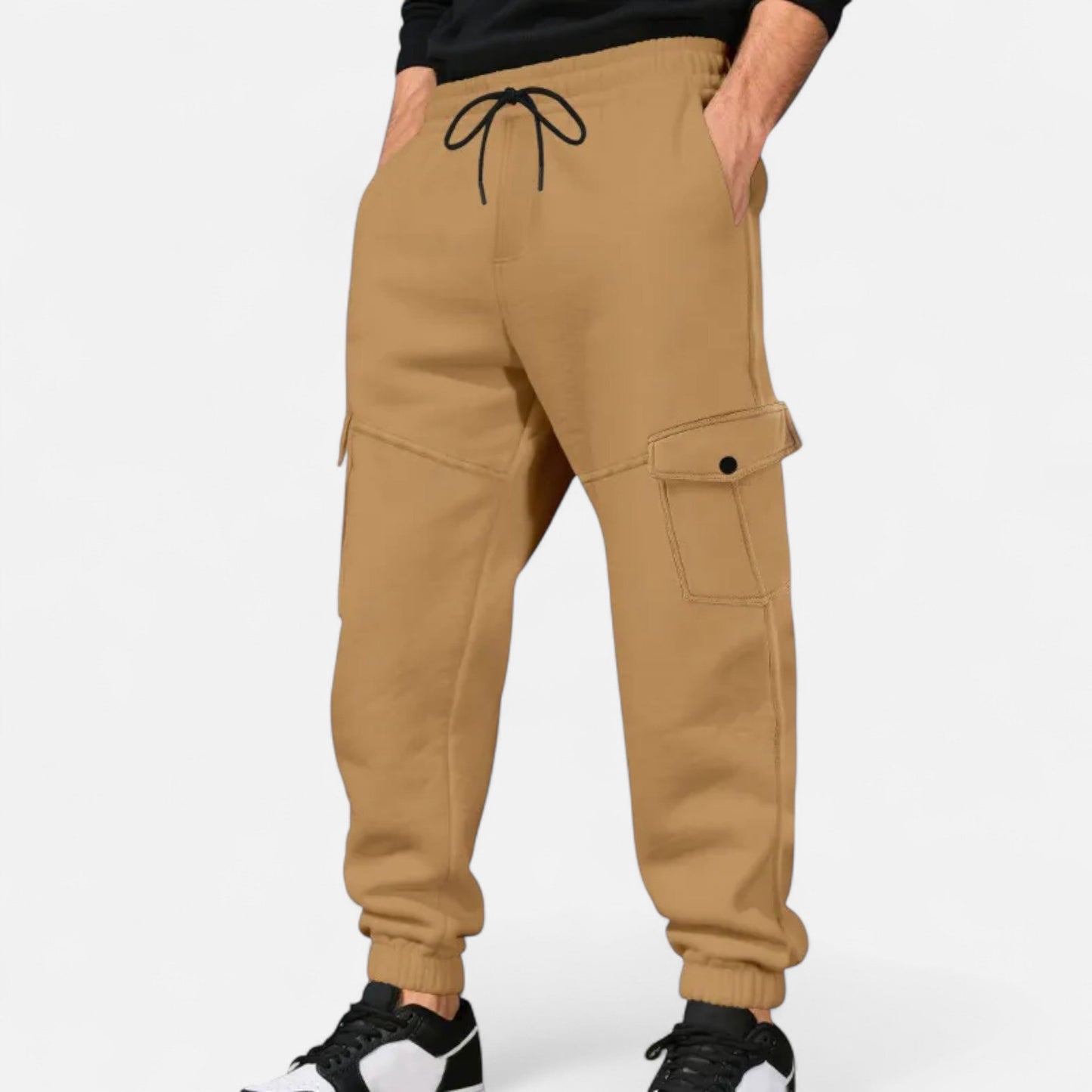 Comfortable Men's Cargo Pants with Drawstring