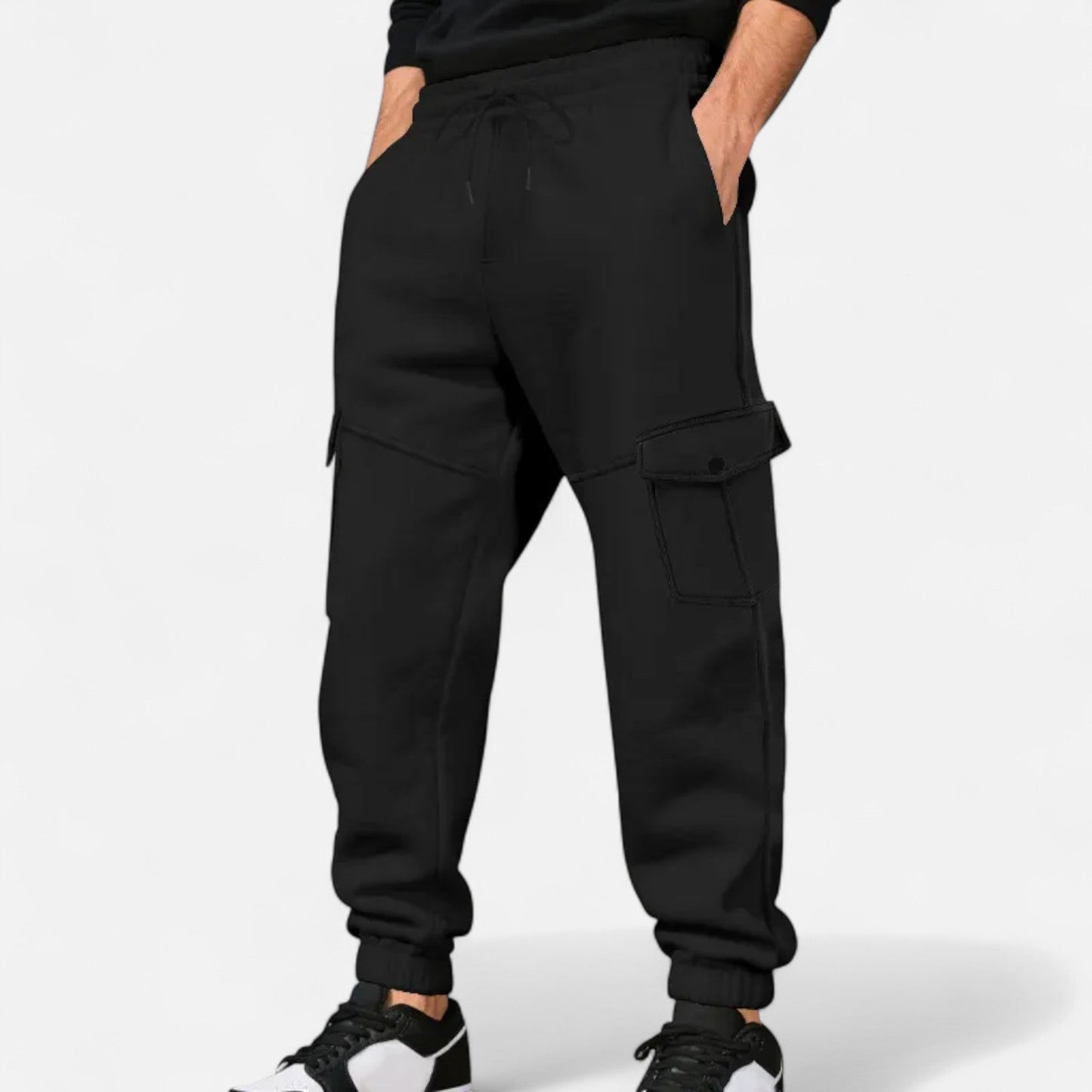 Comfortable Men's Cargo Pants with Drawstring