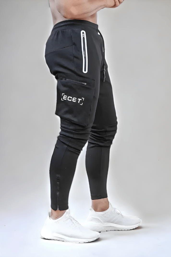 Comfortable Men's Cargo Jogger Sweatpants Sporty