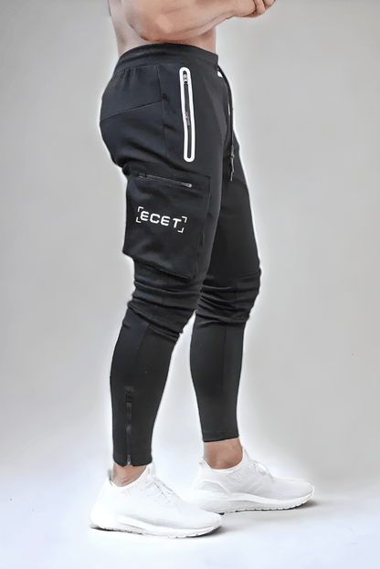 Comfortable Men's Cargo Jogger Sweatpants Sporty