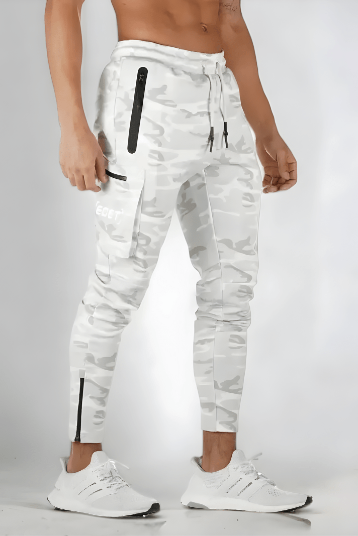 Comfortable Men's Cargo Jogger Sweatpants Sporty