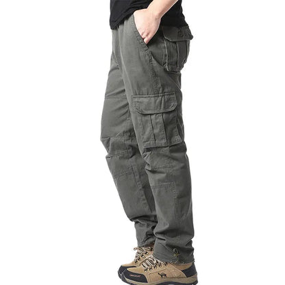 Men's Practical Cargo Trousers Straight Leg