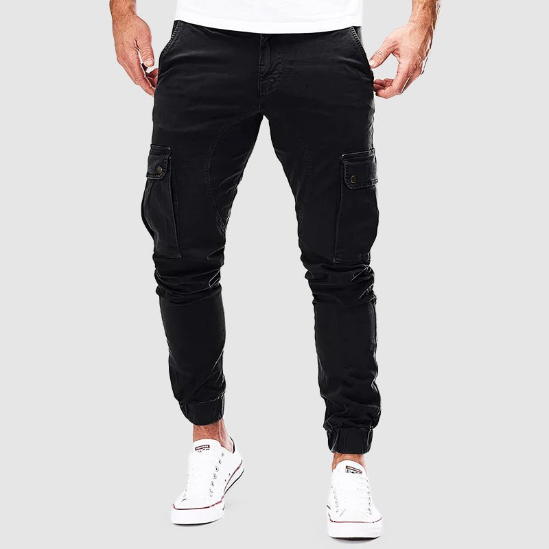 Men's Skinny Cargo Pants with Pockets