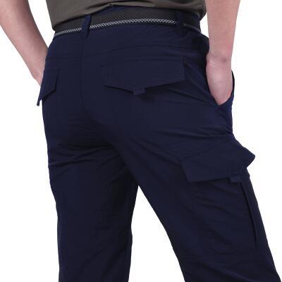 Men's Elastic Tactical Design Trousers