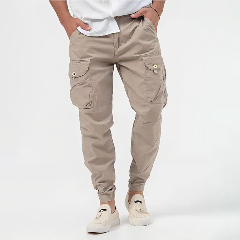 Comfortable Men's Cargo Pants With Many Pockets