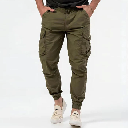 Bequeme Herren-Cargohosen Mit Vielen Taschen - IdealeKleiden