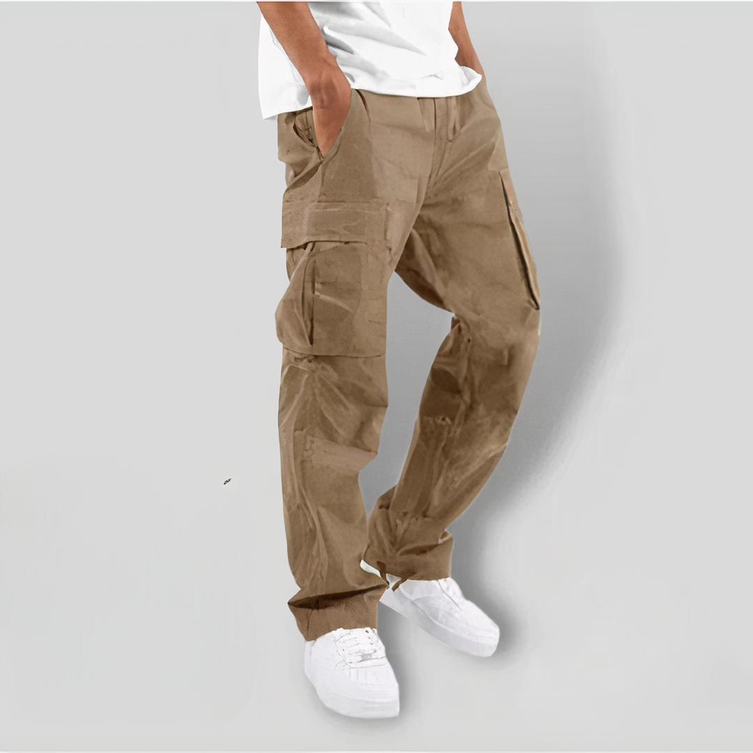 Comfortable Men's Loose Fit Pants with Pockets