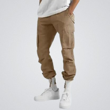 Comfortable Men's Trousers Large Pockets