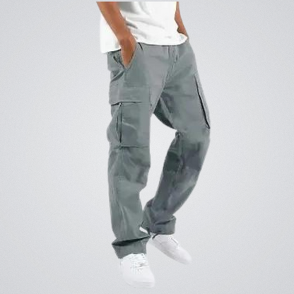 Comfortable Men's Trousers Large Pockets
